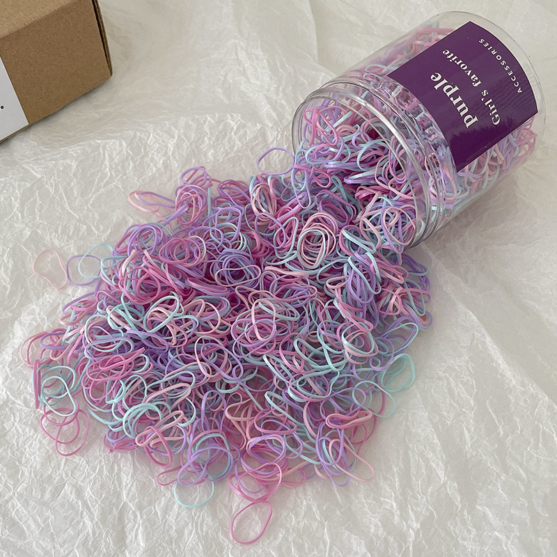 Pequeña banda de goma disponible negra para las mujeres, alta banda de goma elástico y durable, Banda del pelo, Banda del pelo para las muchachas