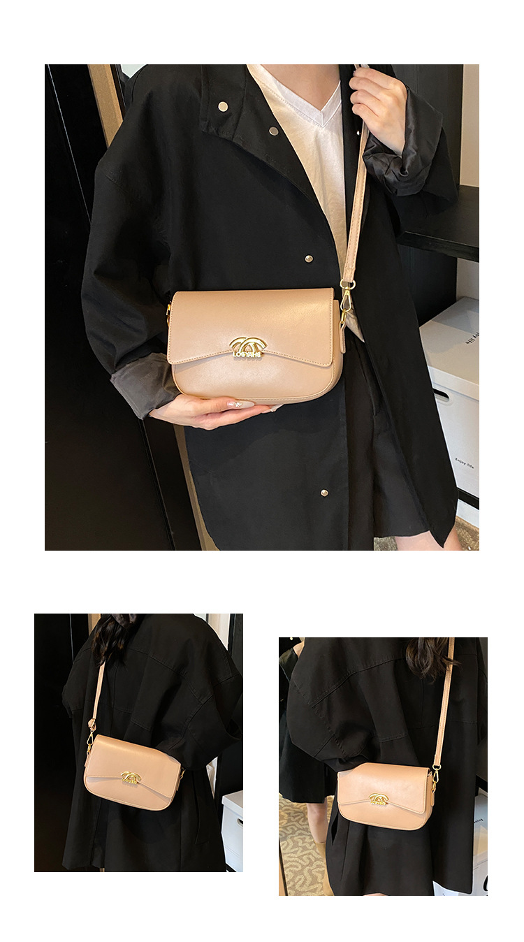 Fashionable and versatile small square bag, new autumn and winter style work and commuting bag, women's bag, simple single-shoulder bag, women's crossbody bag undefined