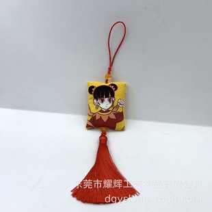 Customized Animation Japanese Lucky Bags for Blessings and Protection, Customized Scenic Spot Supermarket Peripheral Ornaments and Accessories, Car Sachet Pendants