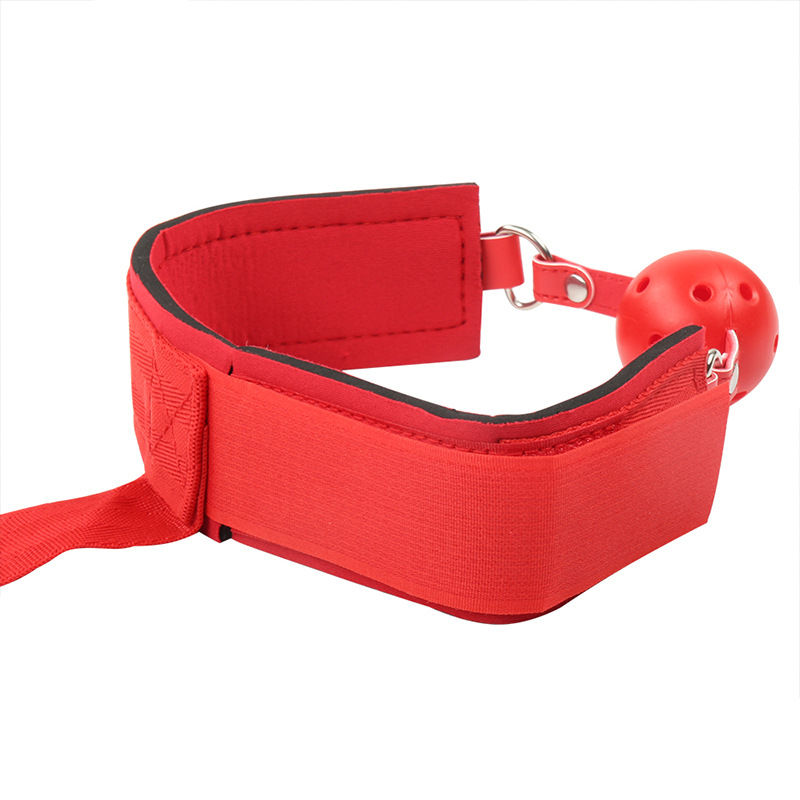 Adult Sex Fun Sm Training Foltergerät Reverse Back Mundstöpsel Gurtband Bindung Handschellen Mundstöpsel Produkte für Erwachsene_voghion.com