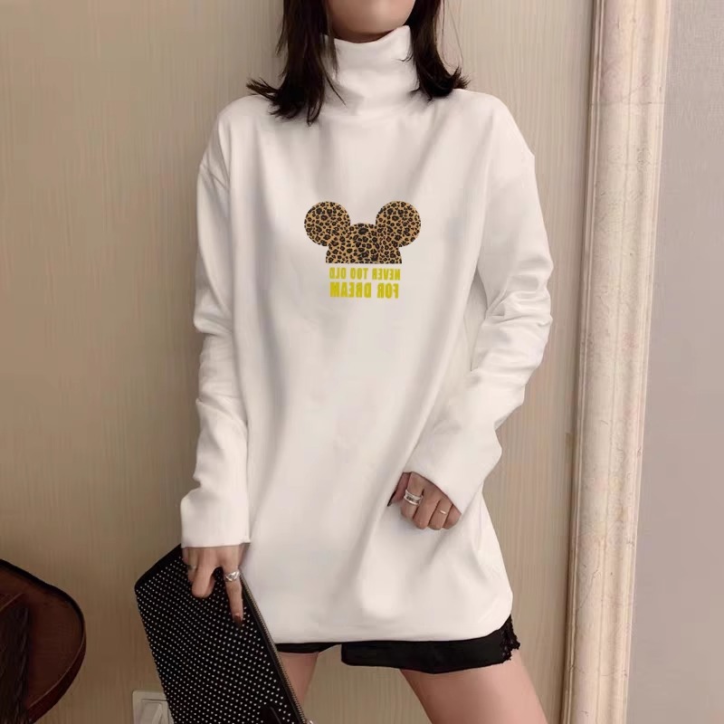 白色【豹纹米奇头】