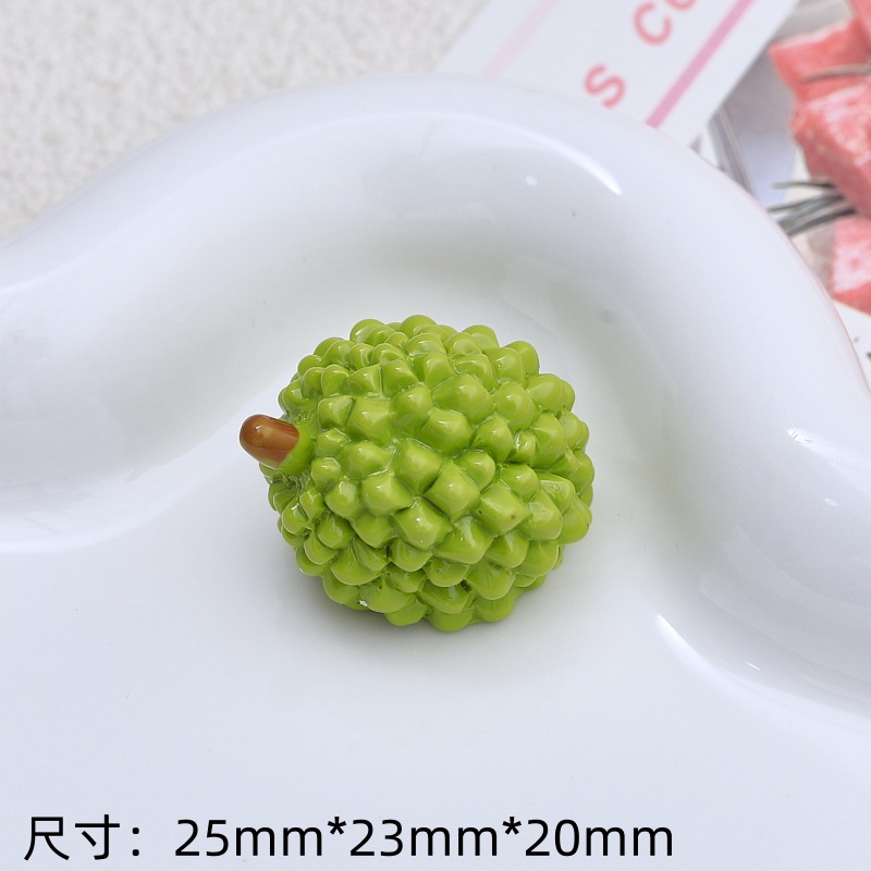 3 차원 시뮬레이션 과일-녹색 두리안