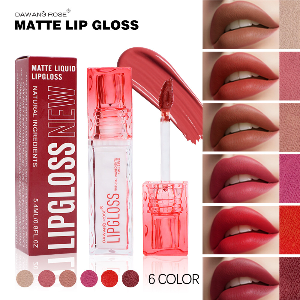 Velvet Matte Liquid Lipstick Nude Waterproof Long-lasting Gloss_voghion.com