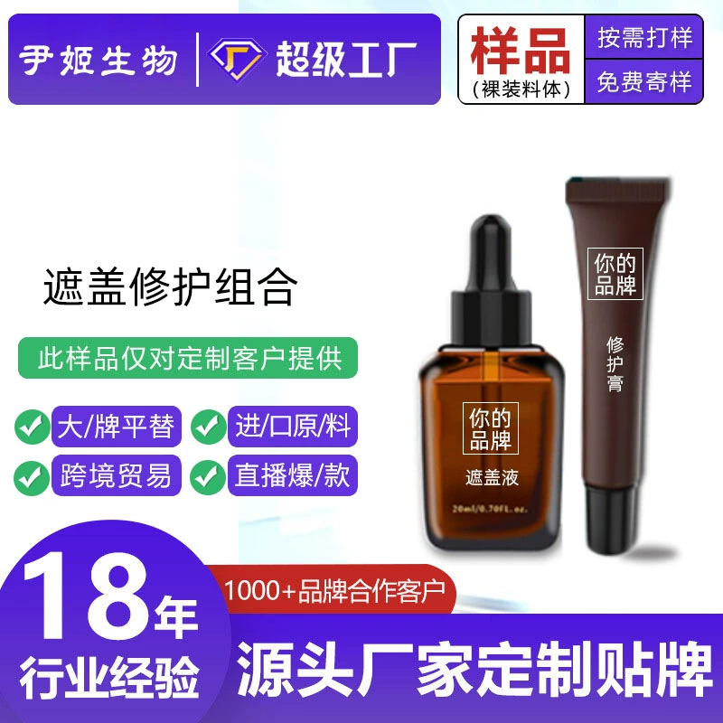 OEM набор консилеров для маскировки белых пятен, водостойкий крем-консилер для белых пятен, жидкий консилер для тонирования кожи OEM обработка.