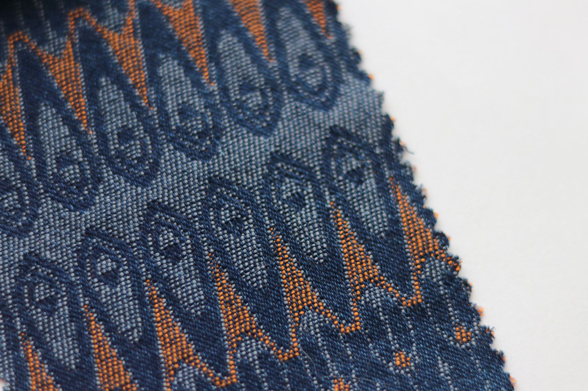 [Denim] mezcla de color denim de alta calidad Jacquard tela de moda zapatos, sombreros, bolsos, chaquetas, artesanías image 6