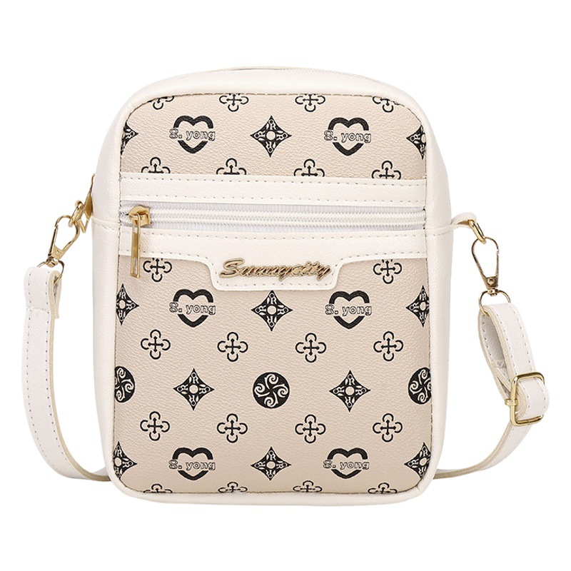 Bolso de teléfono móvil impreso 2023 bolso de las señoras nuevo comercio exterior pequeño bolso cuadrado bolso de hombro de las mujeres impresas de alto grado