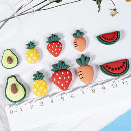 卡通水果树脂配件草莓西瓜菠萝 diy奶油胶手机壳贴片发饰E18