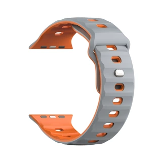 适用苹果手表腕带Apple watch11手表男款运动S10硅胶表带工厂新款