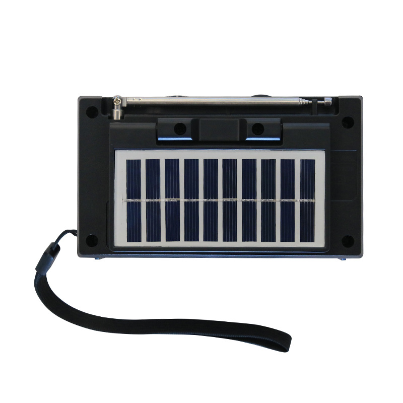 Comercio exterior transfronterizo retro multifunción radio sin cable Bluetooth audio AM/FM/SW portátil solar al aire libre
