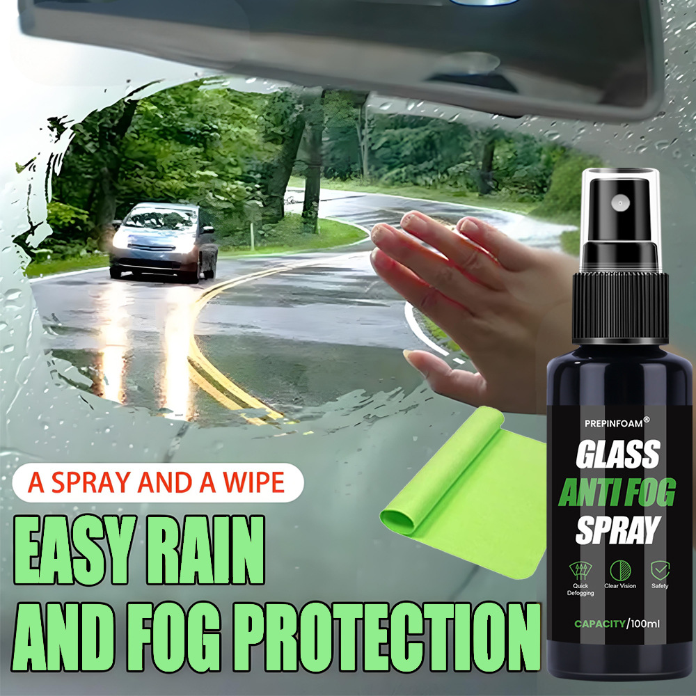 Prepinfoam-P110 Anti-Fog Agent Car Glass Rearview Mirror Clear Vision Anti-Fog Spray Cross-Border Supply