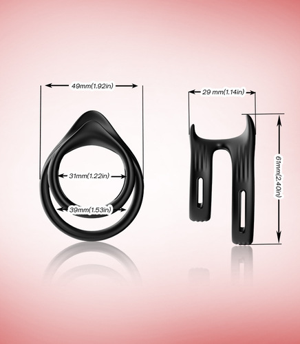 USK-C13 locking ring silicone double ring men's exerciser masturbation device adult sex toys on behalf of