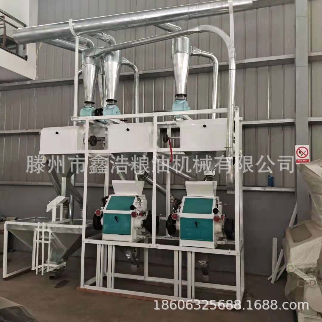 两机组磨面机厂家直供小麦面粉机 全自动打面机