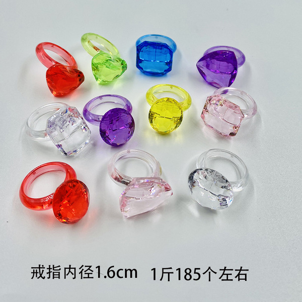 Realistic acrylic transparent ice cubes