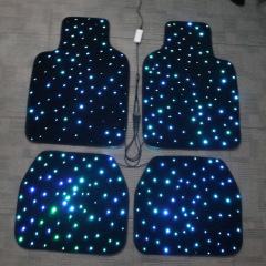 満天星自動車発光フロアマットStarlight fibrek Optic carrugs mat light