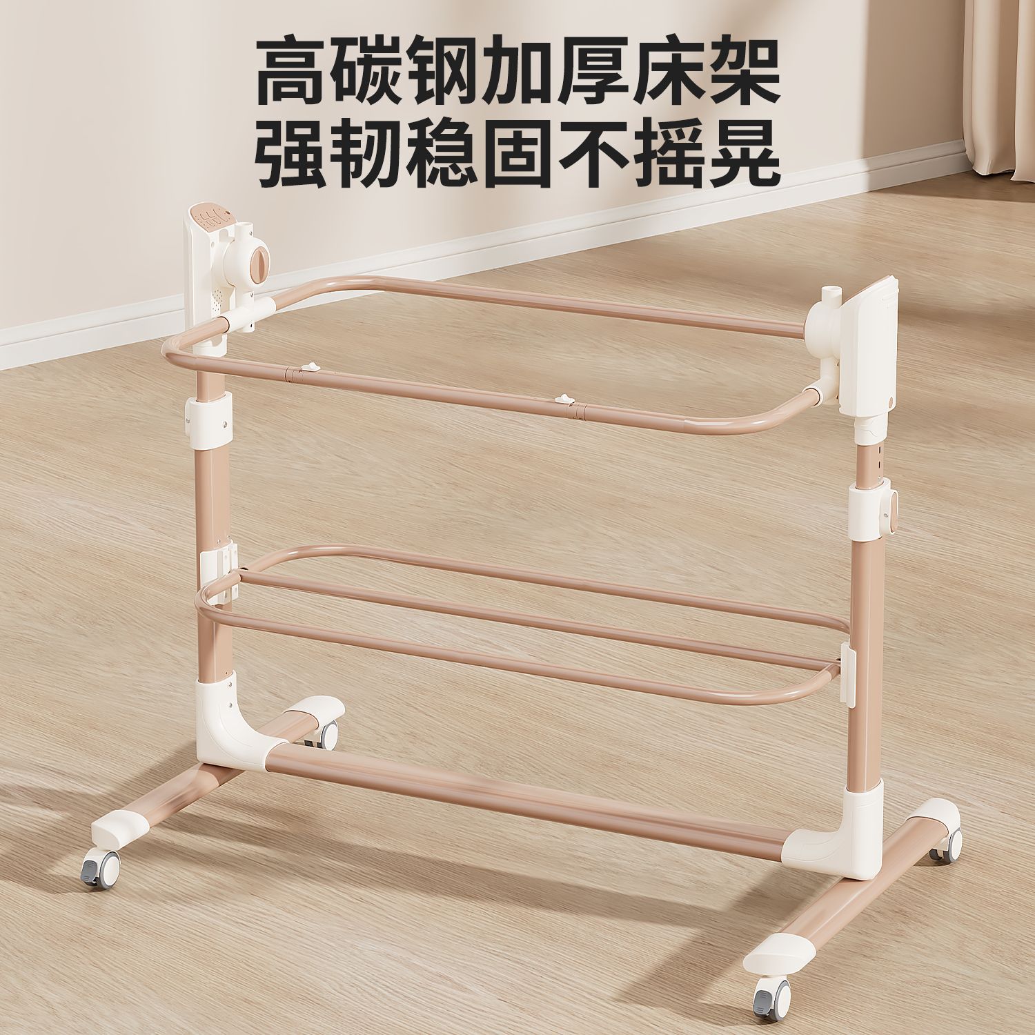 Cama para bebés, cuna eléctrica, cama grande, cuna para bebés, cama para niños, cama eléctrica móvil multifuncional image 3