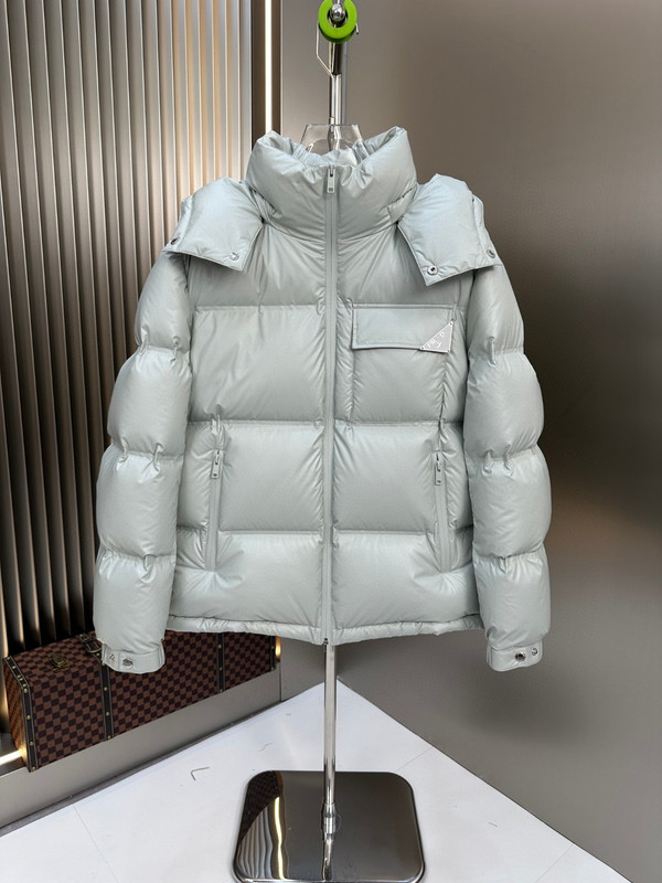 毒家高品质 P家口袋三角标铁牌秋冬加厚防风保暖英伦羽绒服外套|undefined