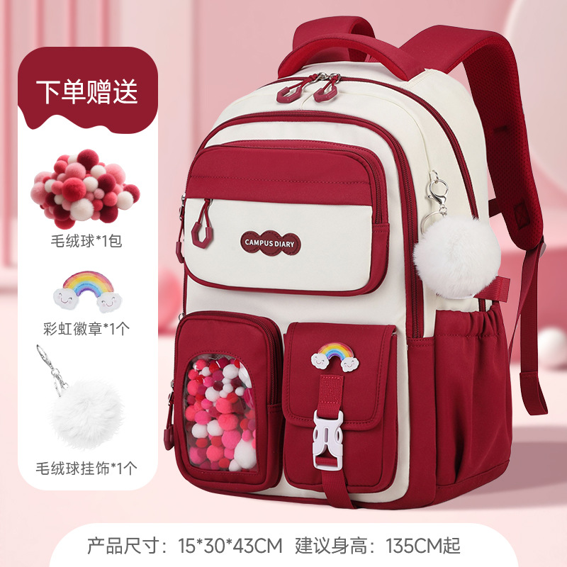 Mochilas escolares de nuevo estilo para estudiantes de secundaria y preparatoria, gran capacidad, mochilas ligeras, mochilas con ruedas al por mayor, colores coloridos y contrastantes