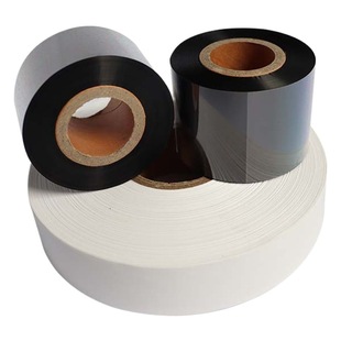 High temperature resistant washable heat transfer printing washable ribbon wholesale mixed base black ribbon for clothing washing Cup in stock