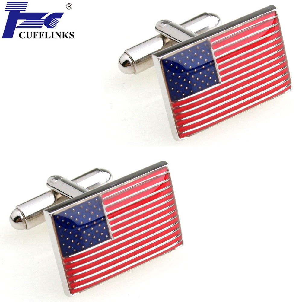 Special offer American flag cufflinks Fr...