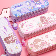 女の子大容量ペンケース多機能鉛筆ケース小学生少女心女子モデル超かわいい高颜値ペンケース