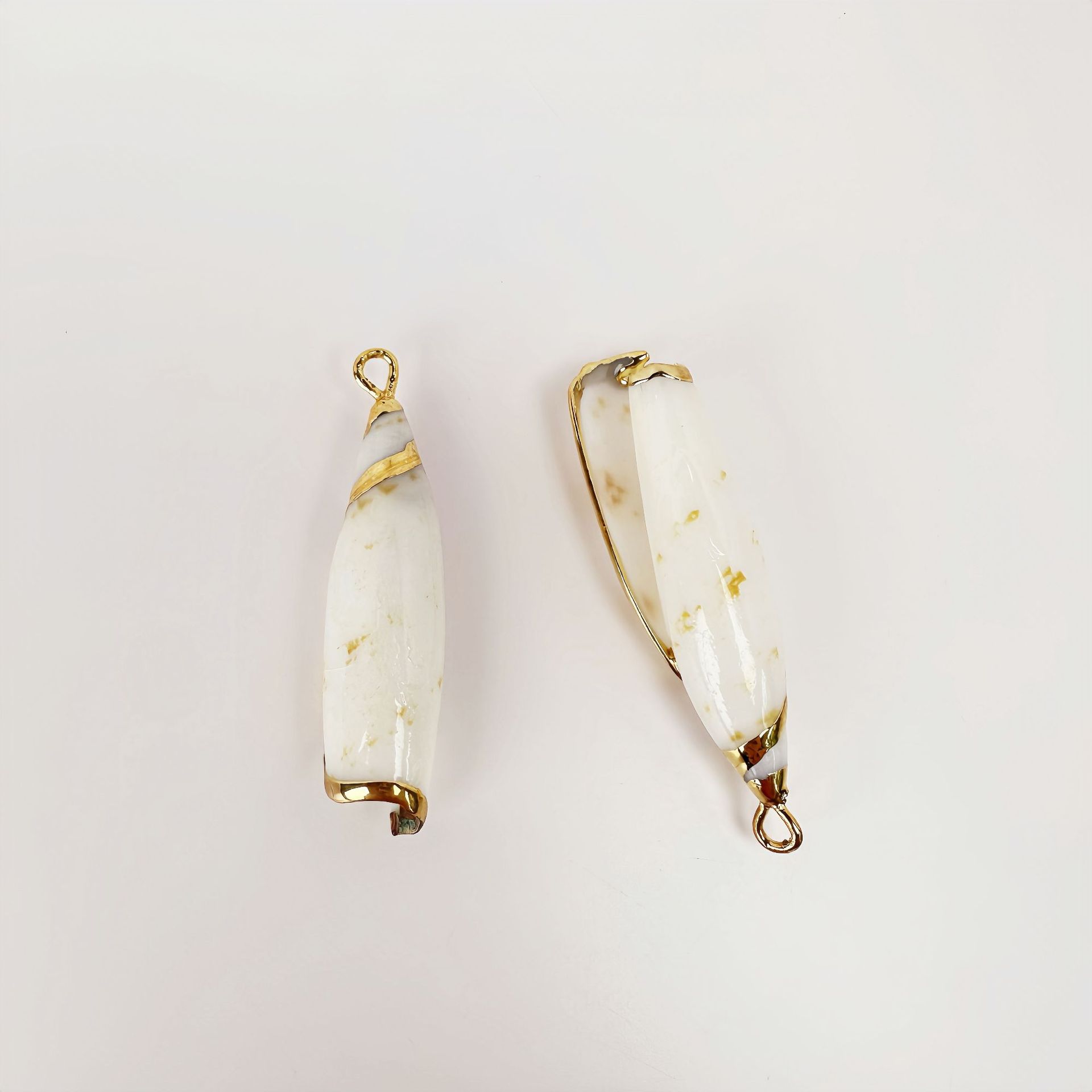 도자기 조각 달팽이 5개(가벼움)