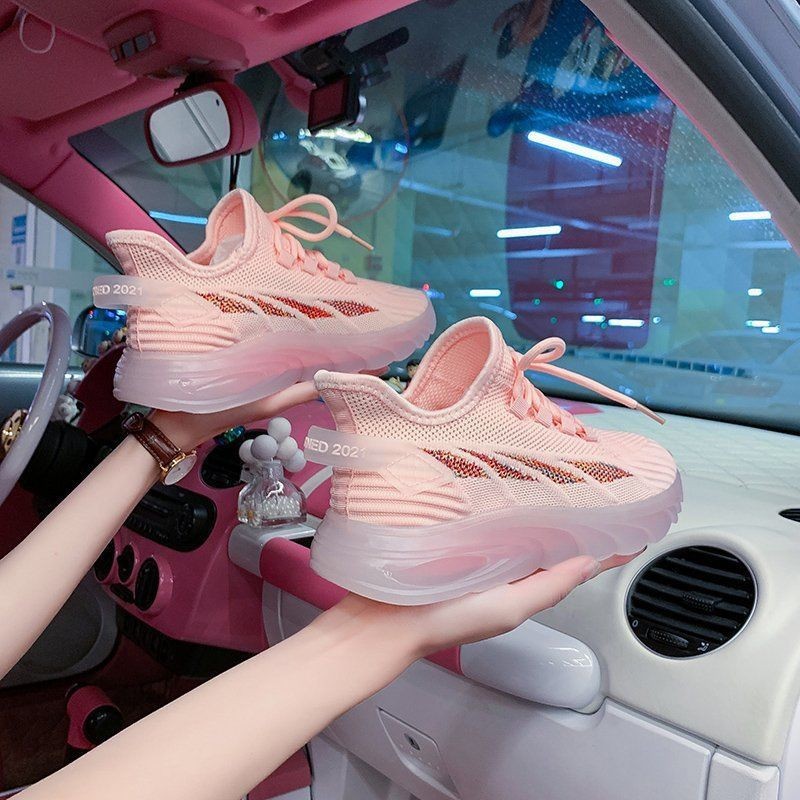 Chaussures de sport pour femmes, baskets de Tennis en tissu synthétique, respirantes et confortables_voghion.com