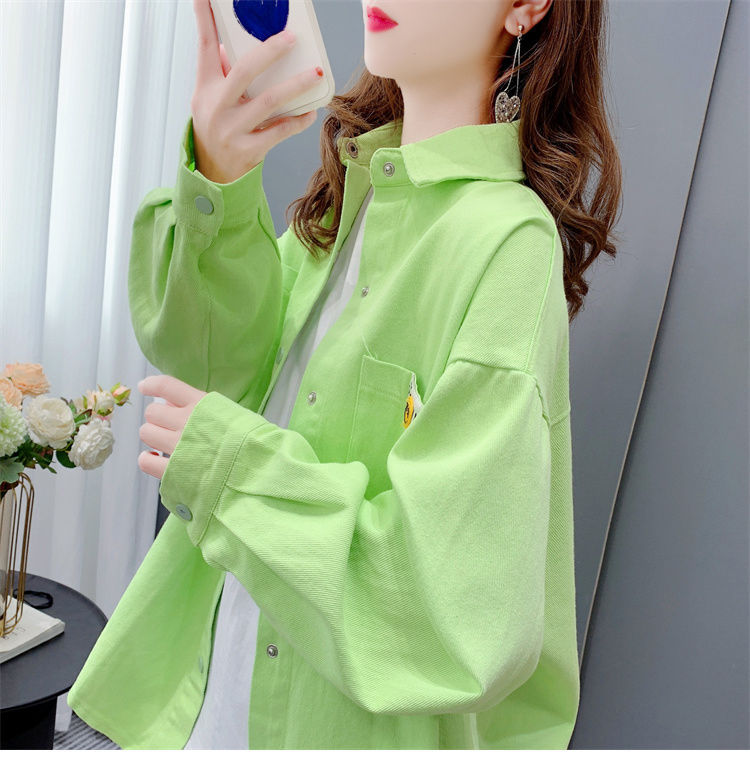 2023新款衬衫女长袖春秋季宽松甜美学院风显瘦透气过臀下半身失踪详情2