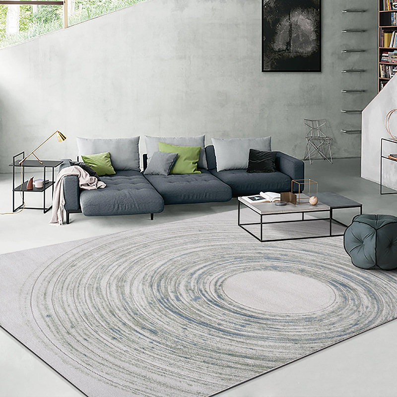 Fábrica de origen alfombra de sala de estar doméstica dormitorio antisucio fácil de cuidar sofá mesa de té alfombra de cama alfombra estudio piso redondo