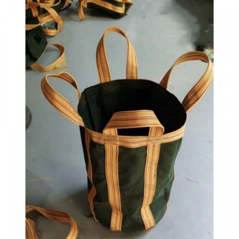 Холщовая тонкая сумка, подъемная сумка для подъема на высоту, утолщенная, зашифрованная, износостойкая холщовая сумка, квадратная круглая сумка-контейнер