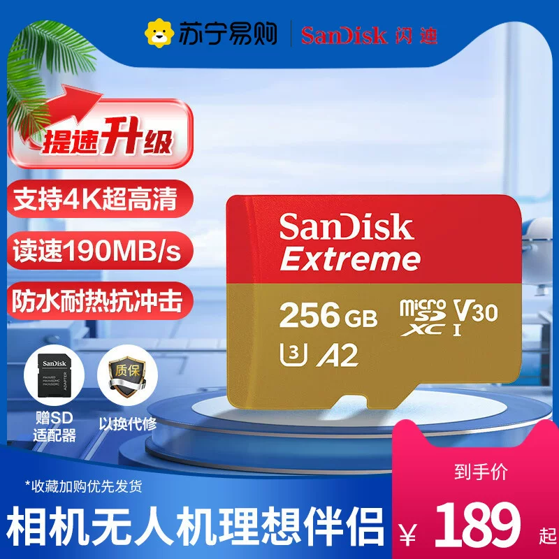 Sandisk, Tom Ford, memory card, high speed unmanned storage, 256G
