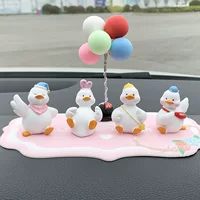 Украшение автомобиля центральная консоль украшения автомобильные аксессуары MOMO Duck креативный автомобиль милая кукла автомобиль красивое украшение