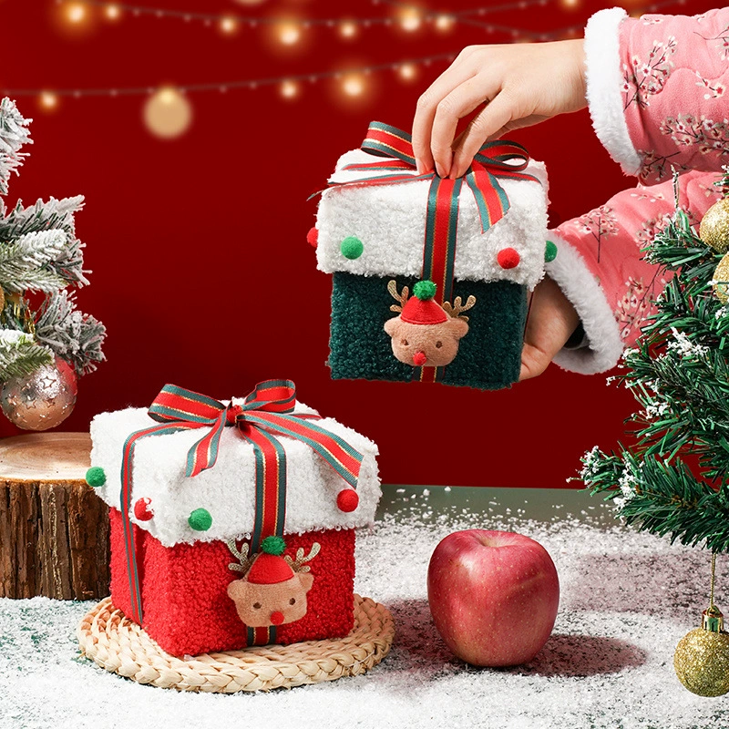 Рождественская рождественская творческая подарочная коробка яблоко высокого класса утолщение и твердость конфеты