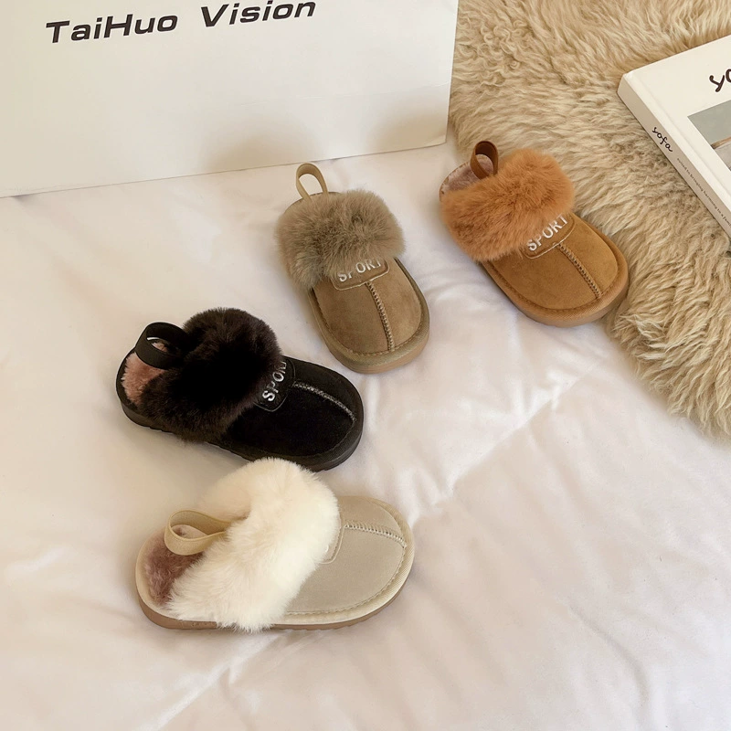 2024 новые осенние и зимние дети с плоским дном