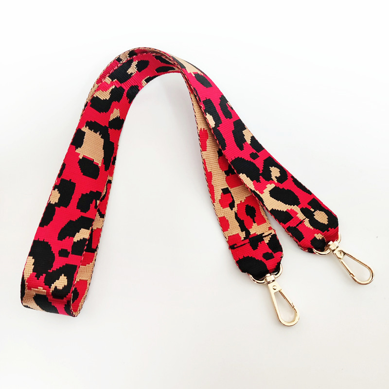 New Color Leopard Print Wide Shoulder Strap Unadjustable One-shoulder Crossboby Bag Long Strap Handbag Strap Accessory Strap display picture 14