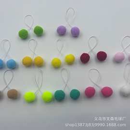 现货彩色高弹对对球服装配饰带绳DIY鞋袜围巾装饰辅料批发