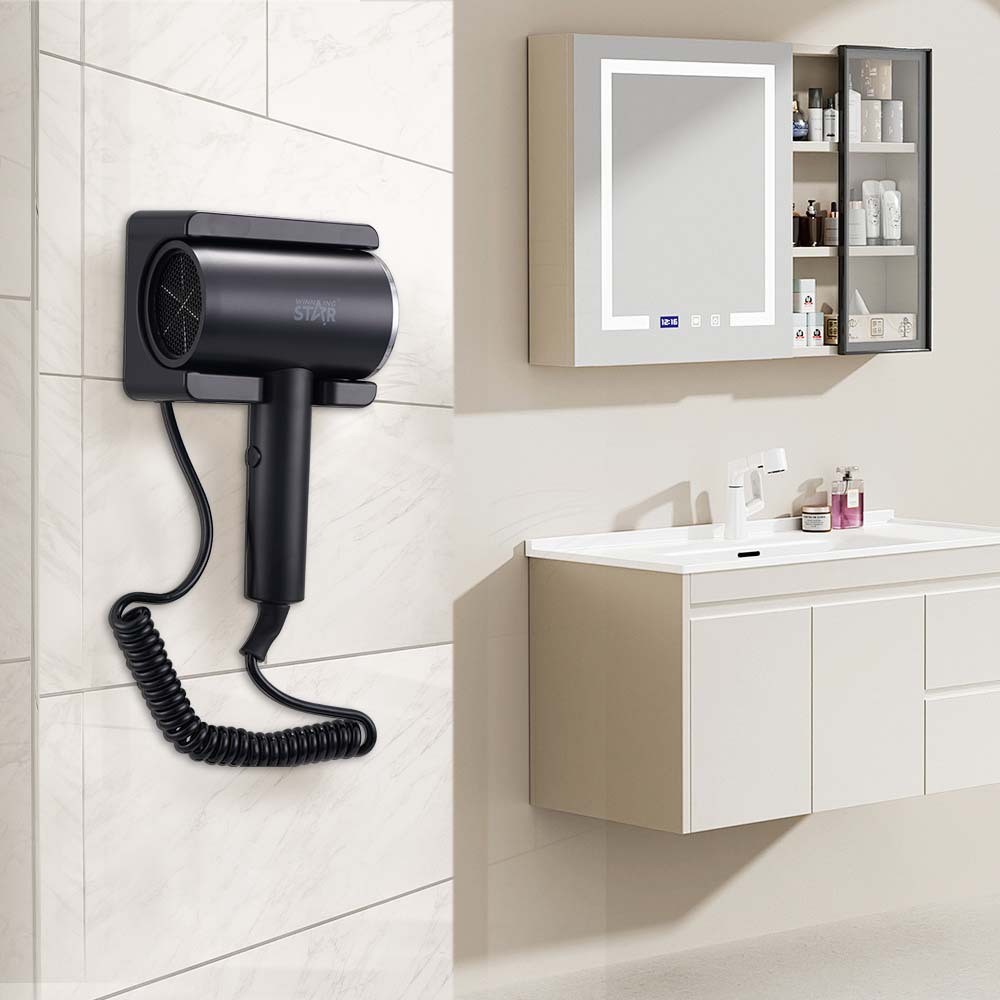 Secador de Pelo de Pared 1600W de ABS para Hotel y Hogar