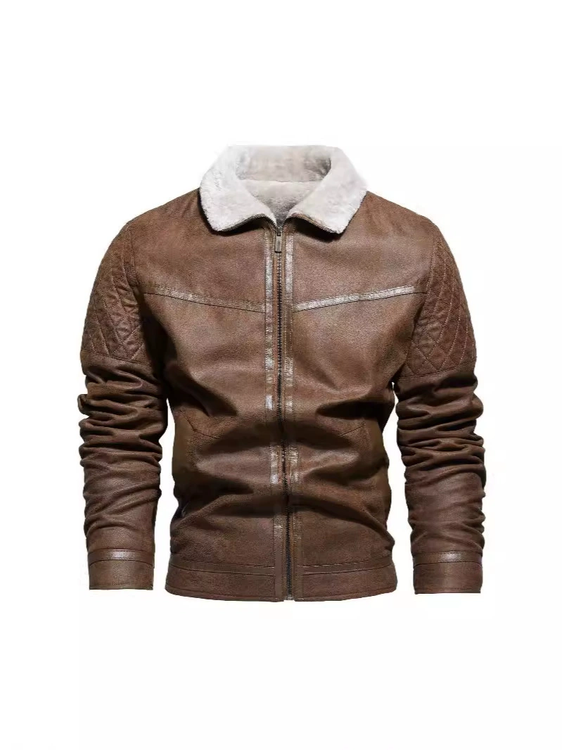 Демисезонное бархатное пальто, (трансграничная торговля), slim fit