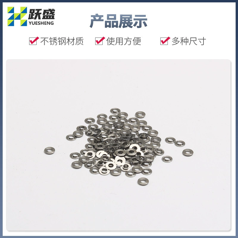 Glasses with accessories, metal pad, washer