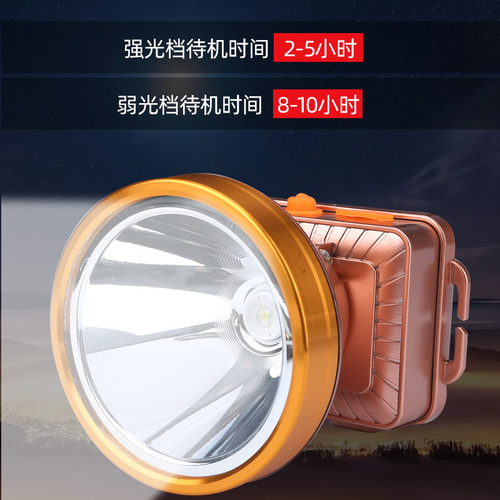 Wholesale 1 million-watt high-power charging strong flashlight Outdoor fishing LED head-mounted long-range lithium battery headlamp