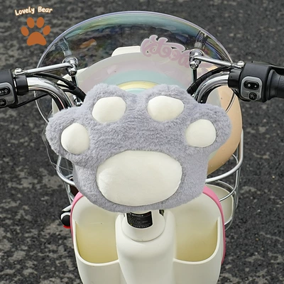 Electric Vehicle Anti-Collision Head Protection Electric car child seat - cat-claw-clip-on-style-cute-anti-collision-pad-high-elastic-sponge-shockproof-cushioning