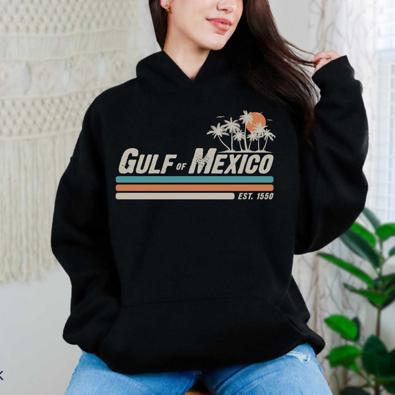 Foreign Trade Mexico Print Hoodie Mexico Gift for Mexico LoverGulf Coast S