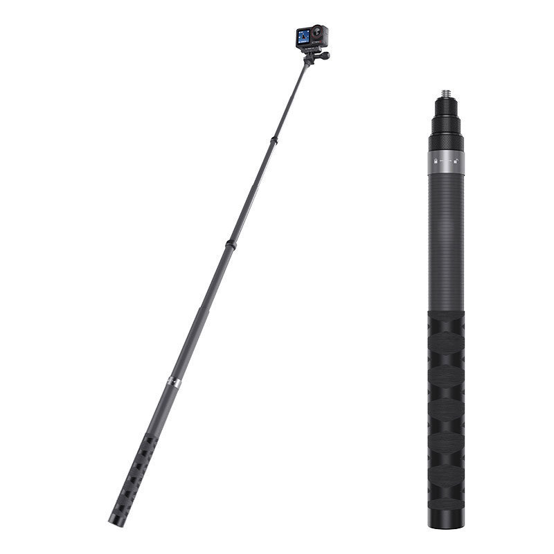 Insta360 X5 1.2m カーボンファイバー伸縮式目に見えないサイクリング自撮りスティック DJI/GoPro アクセサリーに適しています。|undefined
