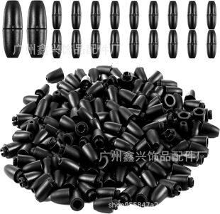 Black Plastic Safety Buckle Rope Connection Buckle Plastic Mother-In-Law Buckle Necklace Male and Female Buckle Kidsren's Toy Buckle