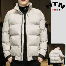 一件代發2022年冬季大碼棉衣男新款潮流韓版立領加厚保暖棉服男