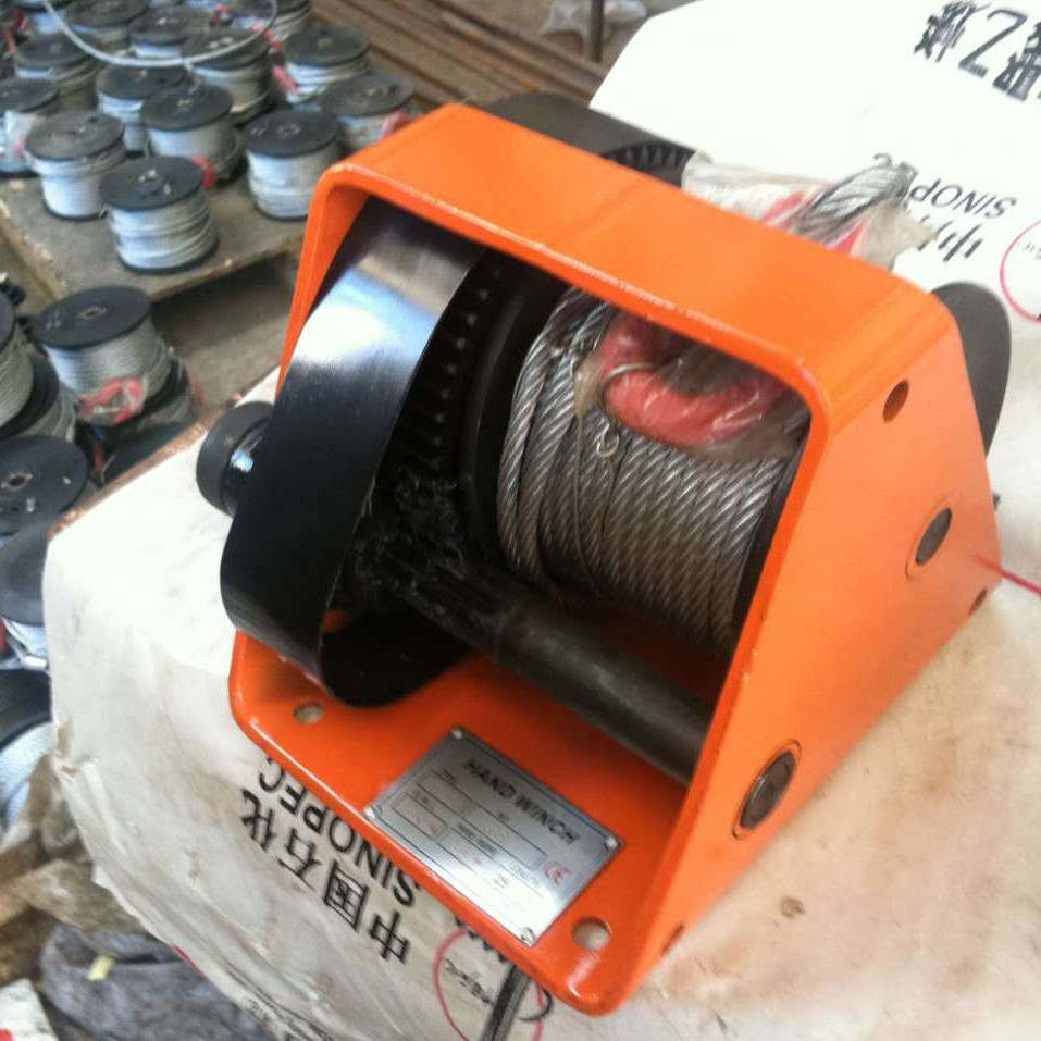 重型手摇绞盘侧摇 上摇自锁式手摇绞盘牵引机重型手动卷扬小吊机