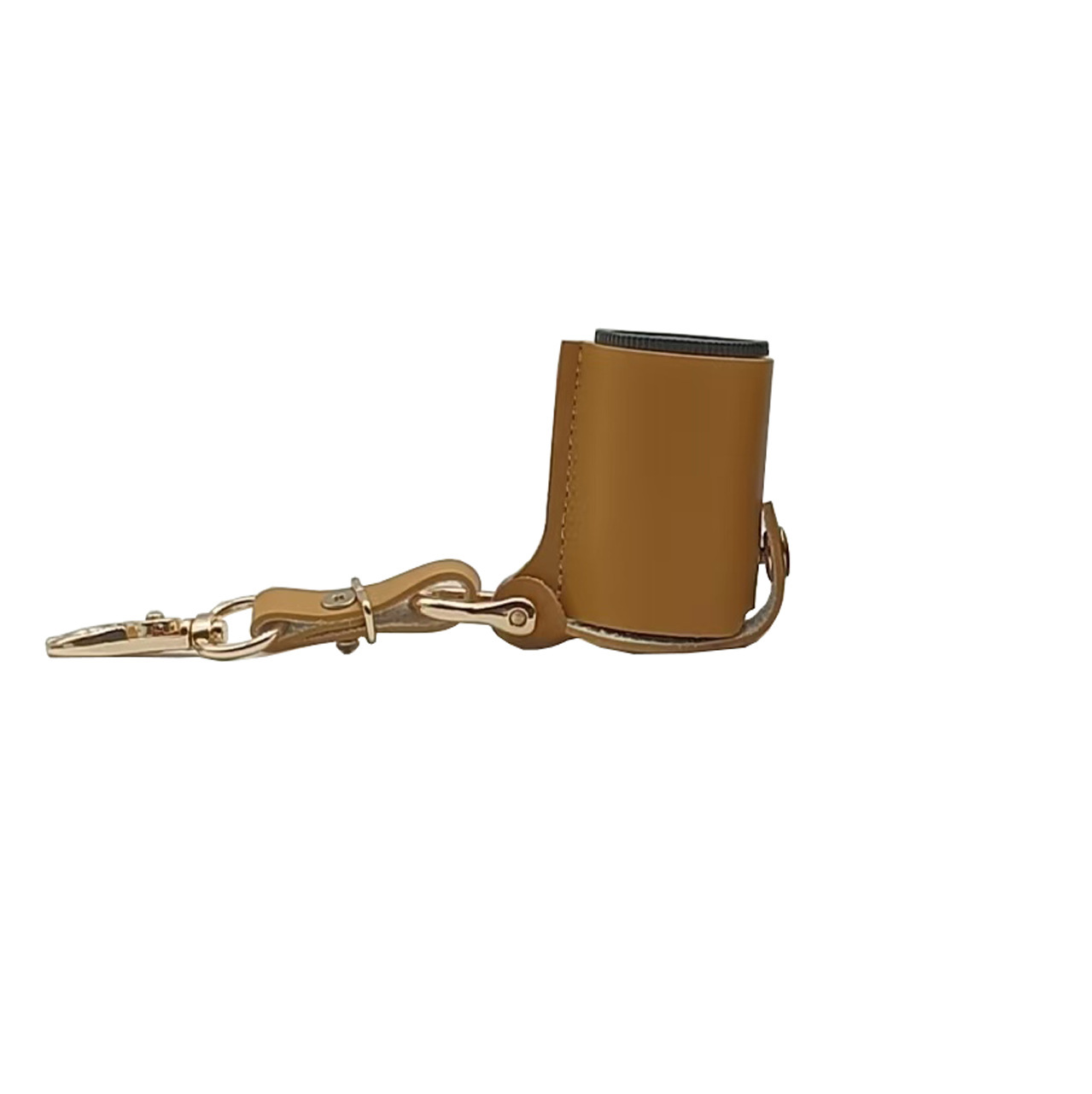 진한 노란색 필름 가죽 케이스