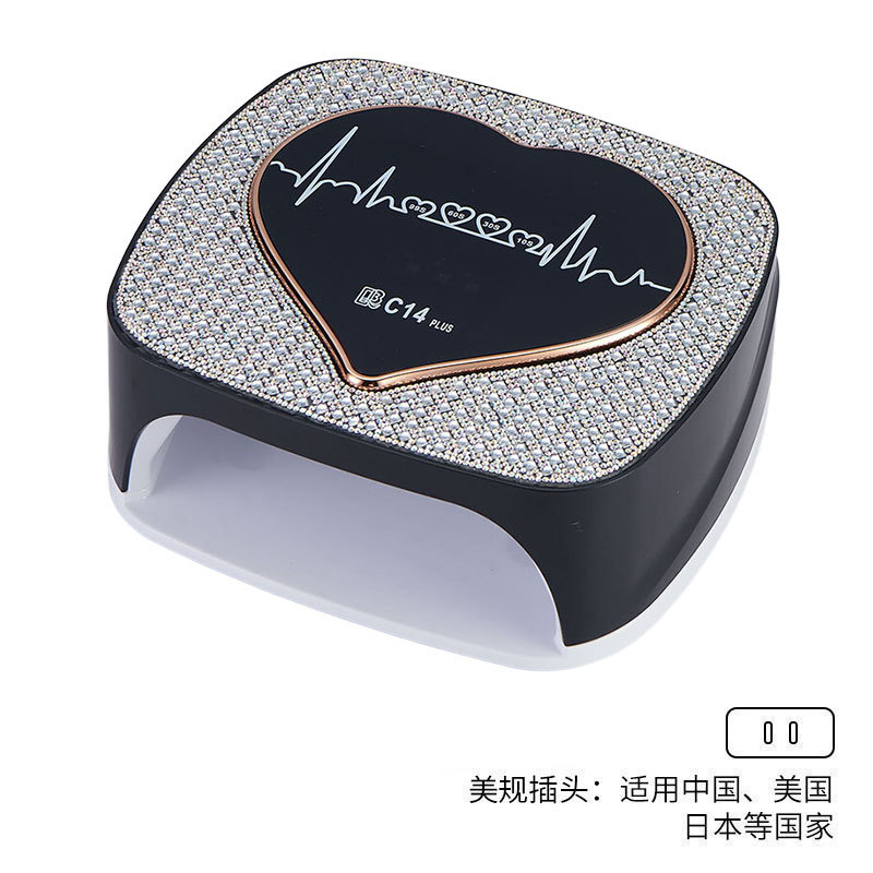 Lámpara de manicura transfronteriza 308W alta potencia manicura luz de fototerapia almacenamiento manicura tienda de manicuras manicuras manicuras pegamento manicuras manicuras asado luz