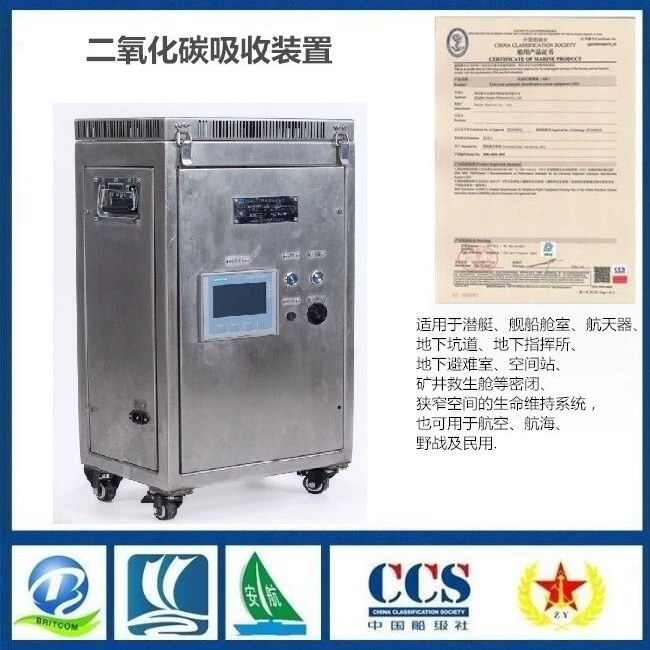 Устройство поглощения углекислого газа в спасательной кабине корабля Подводная лодка закрытая кабина адсорбционное устройство CO2 оригинал CCS