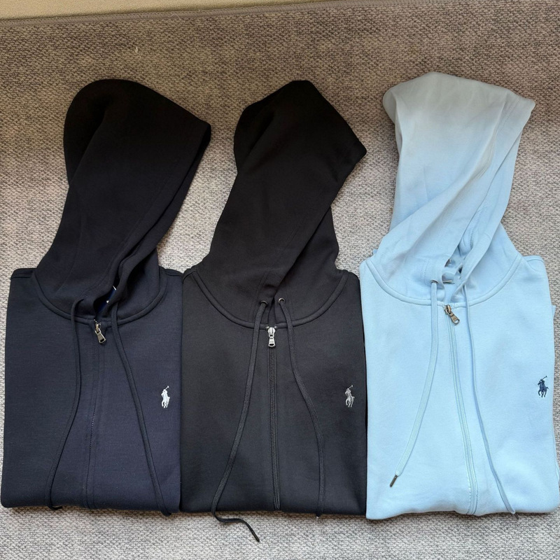 PL Ruff Pony Embroidered Hooded Sweater Men's Casual Cotton Zipper Cardigan Jacket Casual All-match PL Ruff Pony Embroidered Hooded Sweater Men's Casual Cotton Zipper Cardigan Jacket Casual All-match