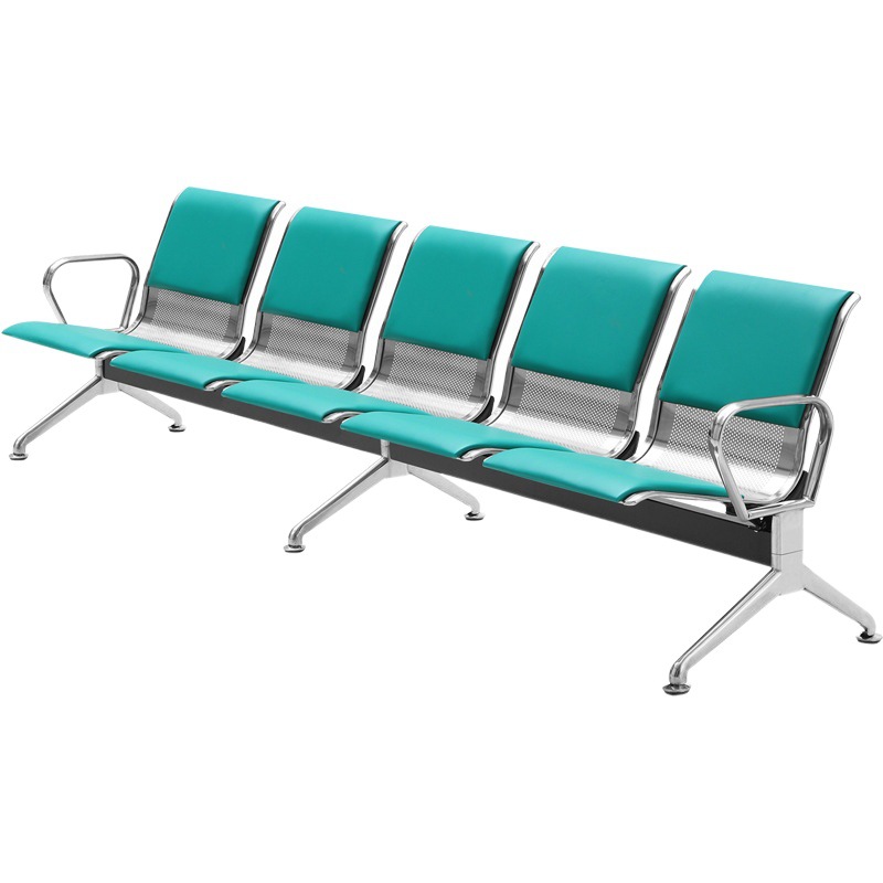 304 Stainless Steel Airport Chair Row Chair Three-person Public Waiting Chair Bank Waiting Chair Hospital Waiting Chair Station